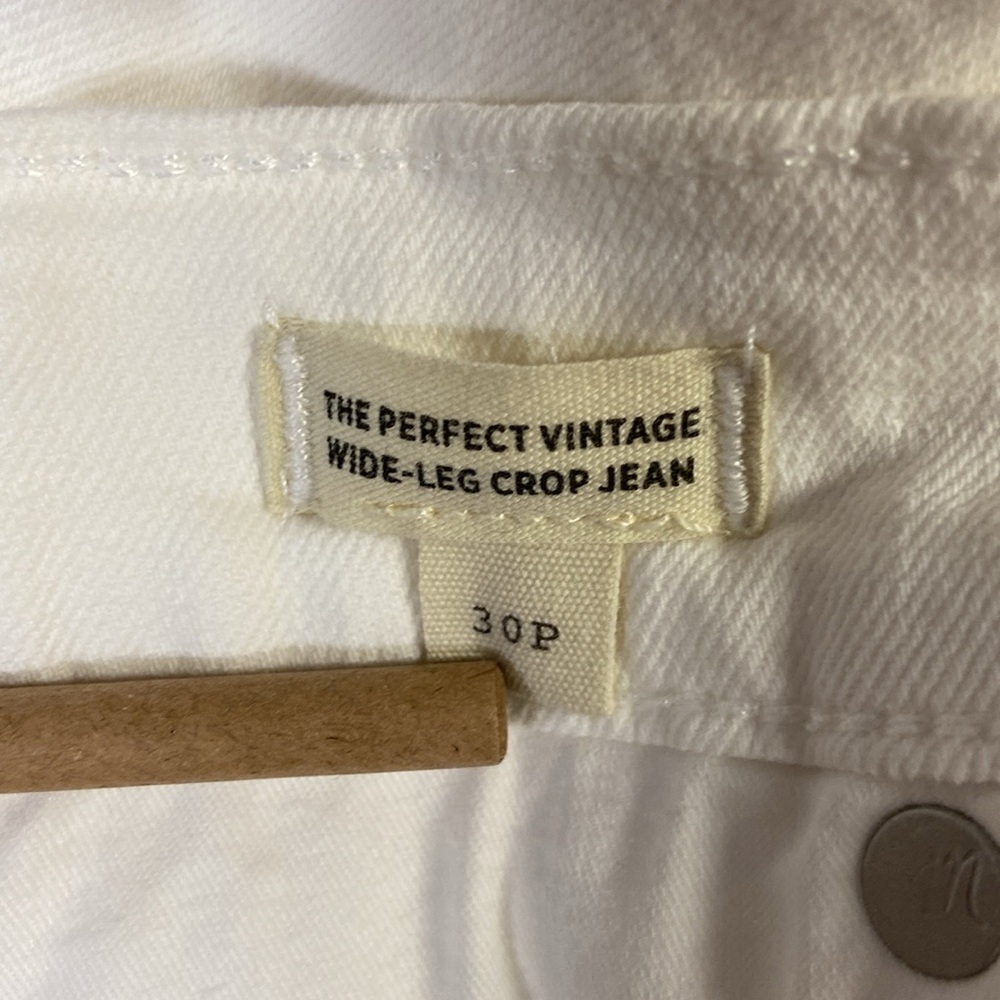 Madewell White Women's Flare Jeans - Picture 6 of 8